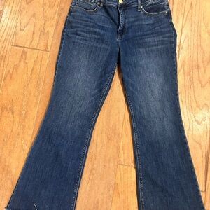 Kut from the Kloth Dark Blue Flare Jeans